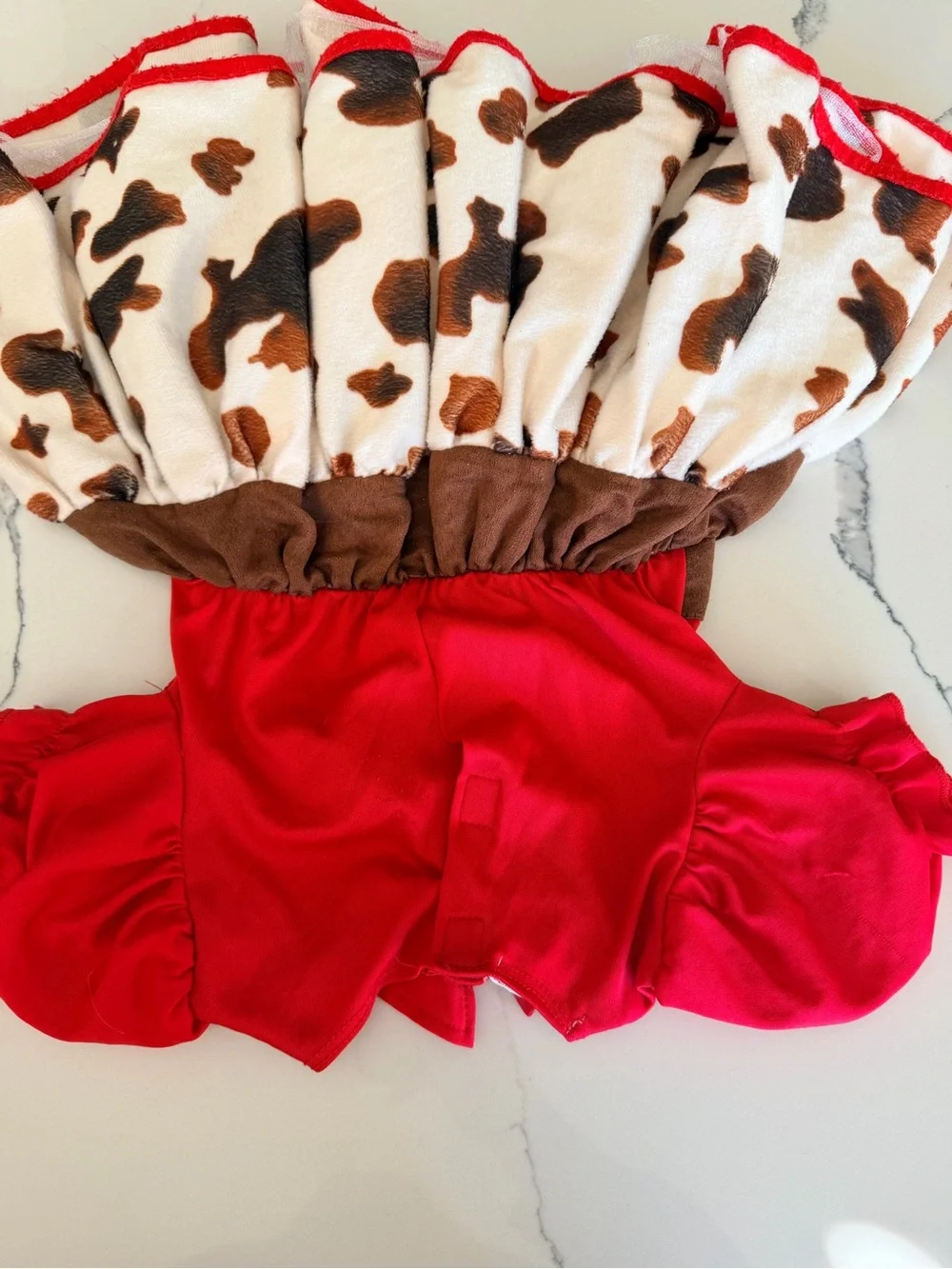 Pottery Barn Kids Cowgirl Costume Dress in Brown and Red - Picture 8 of 9